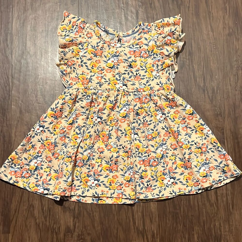 Ruffle Butts Floral Dress - 12-18M
